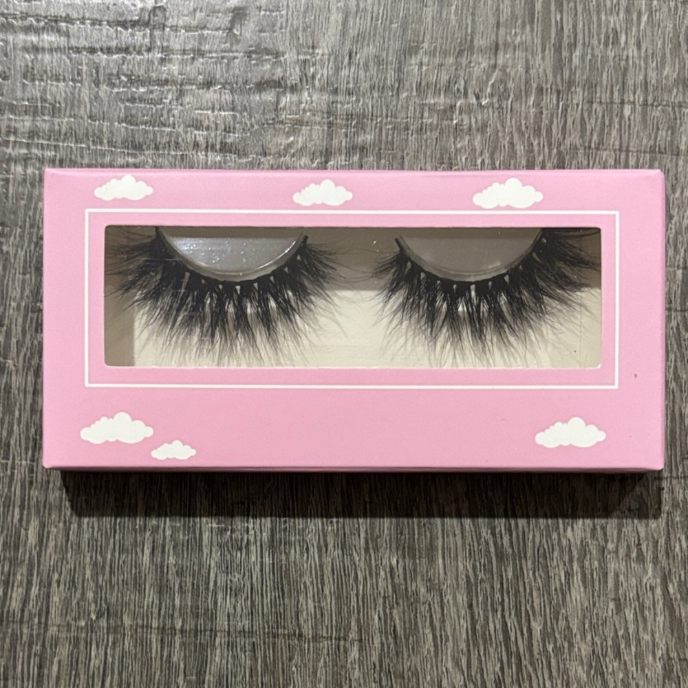 Dramatic Black False Eyelashes Mink Lashes3D